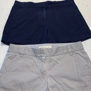 Lot of two JCrew chino shorts